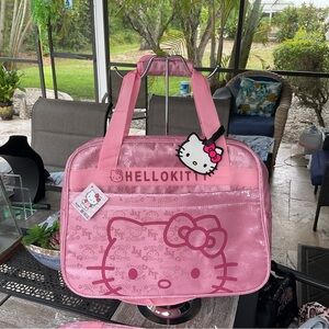 NWT, Sanrio Hello Kitty Pink Tote Bag with Luggage tag